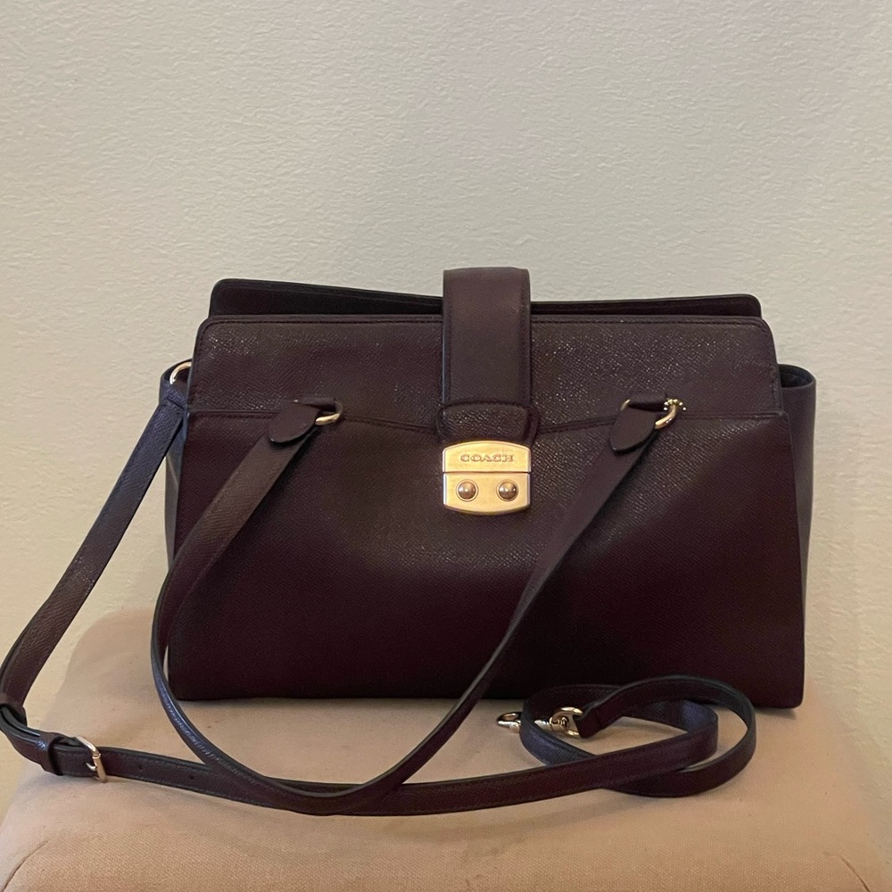Coach Avary Carryall Burgundy NWT
